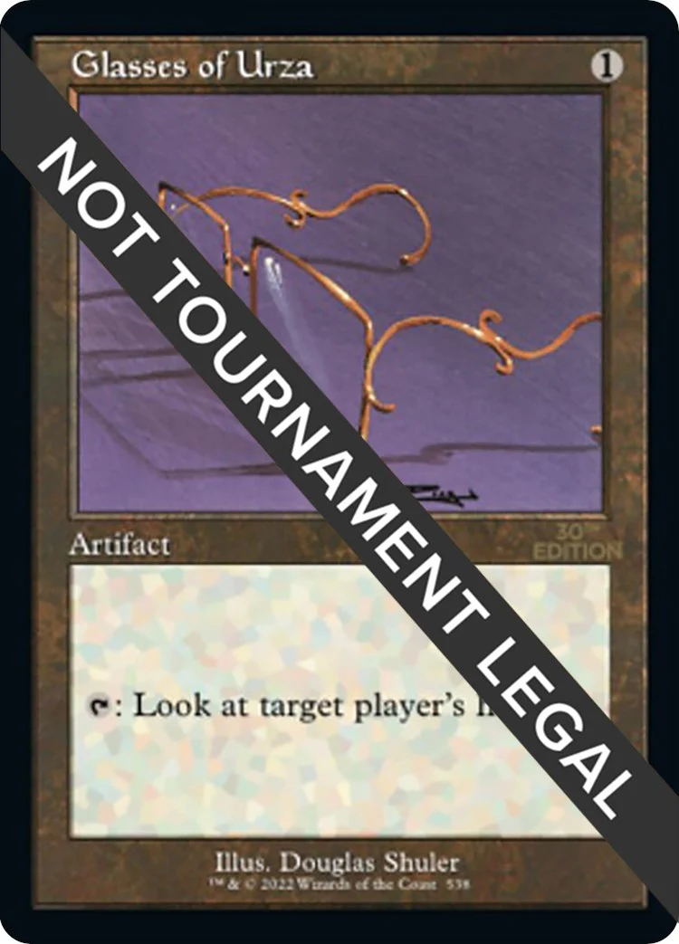 Glasses of Urza (Retro Frame) (538)