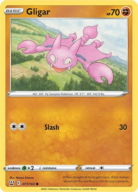 Gligar (071/163) (SWSH05: Battle Styles)