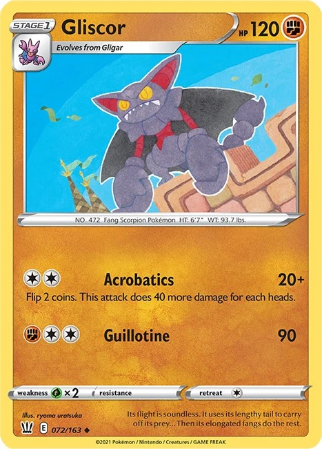 Gliscor (072/163) (SWSH05: Battle Styles)
