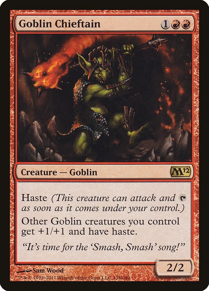 Goblin Chieftain (138) (Magic 2012 (M12))