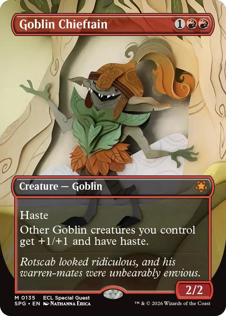 Goblin Chieftain (Borderless) (135) (Special Guests)
