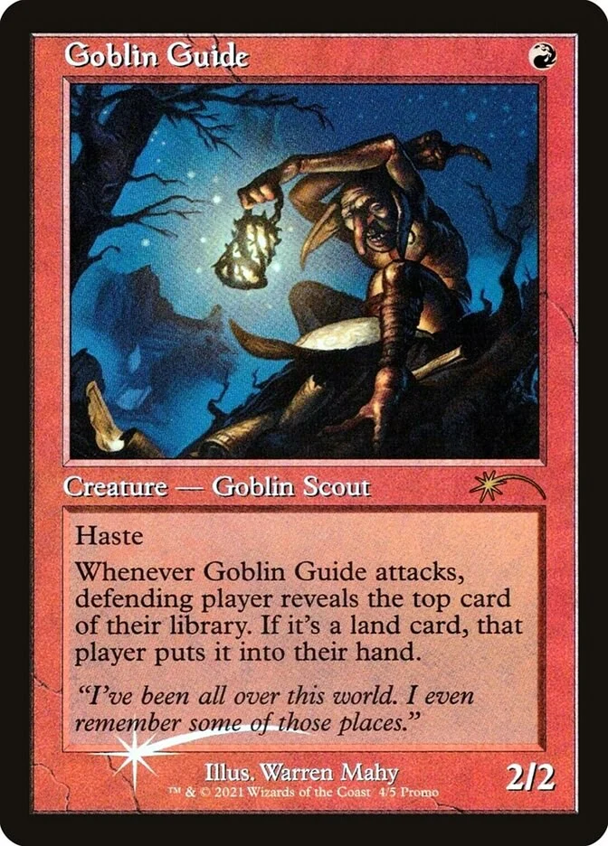 Goblin Guide (Retro Frame) (4) (WPN & Gateway Promos)