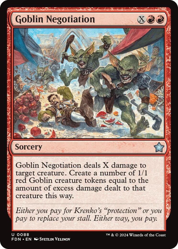 Goblin Negotiation (88) (Foundations)