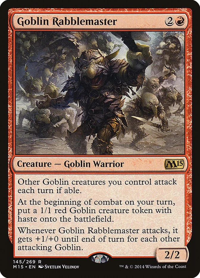 Goblin Rabblemaster (145) (Magic 2015 (M15))