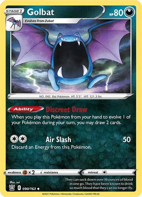 Golbat (090/163) (SWSH05: Battle Styles)