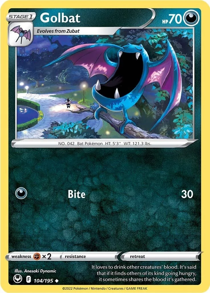 Golbat (104/195) (SWSH12: Silver Tempest)