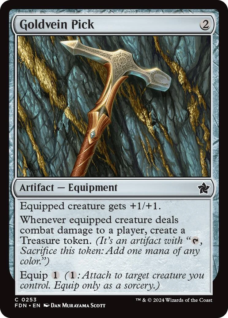 Goldvein Pick (253) (Foundations)