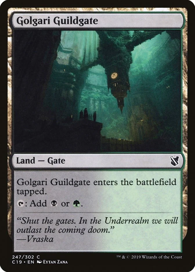 Golgari Guildgate (247) (Commander 2019)