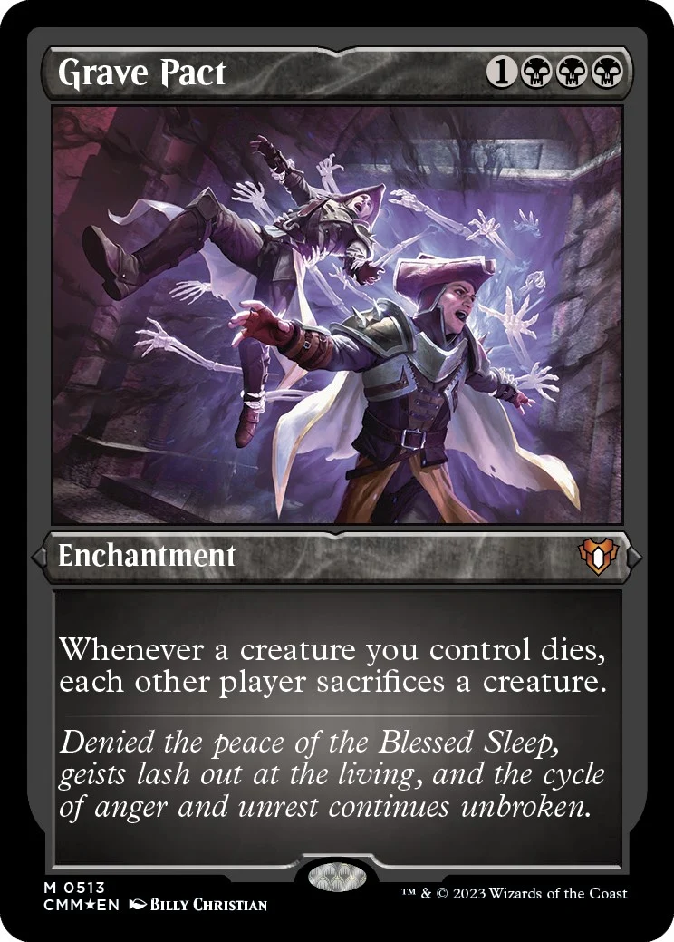 Grave Pact (Foil Etched) (513) (Commander Masters)
