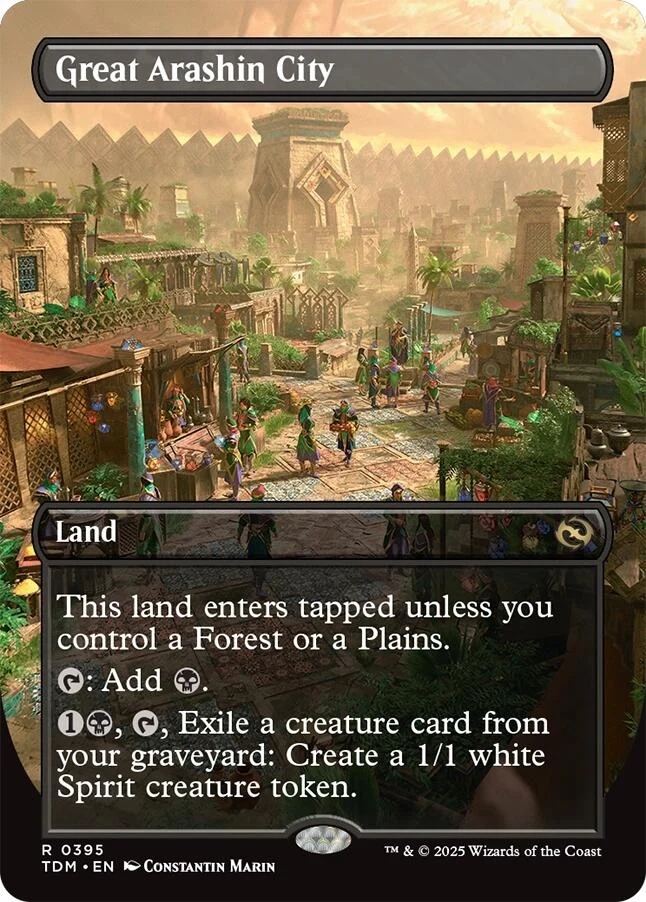 Great Arashin City (Borderless) (395) (Tarkir: Dragonstorm)