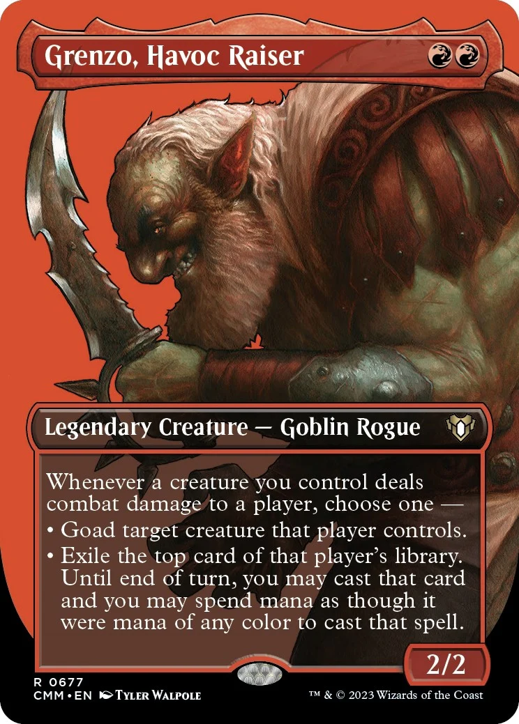 Grenzo, Havoc Raiser (Borderless) (677) (Commander Masters)
