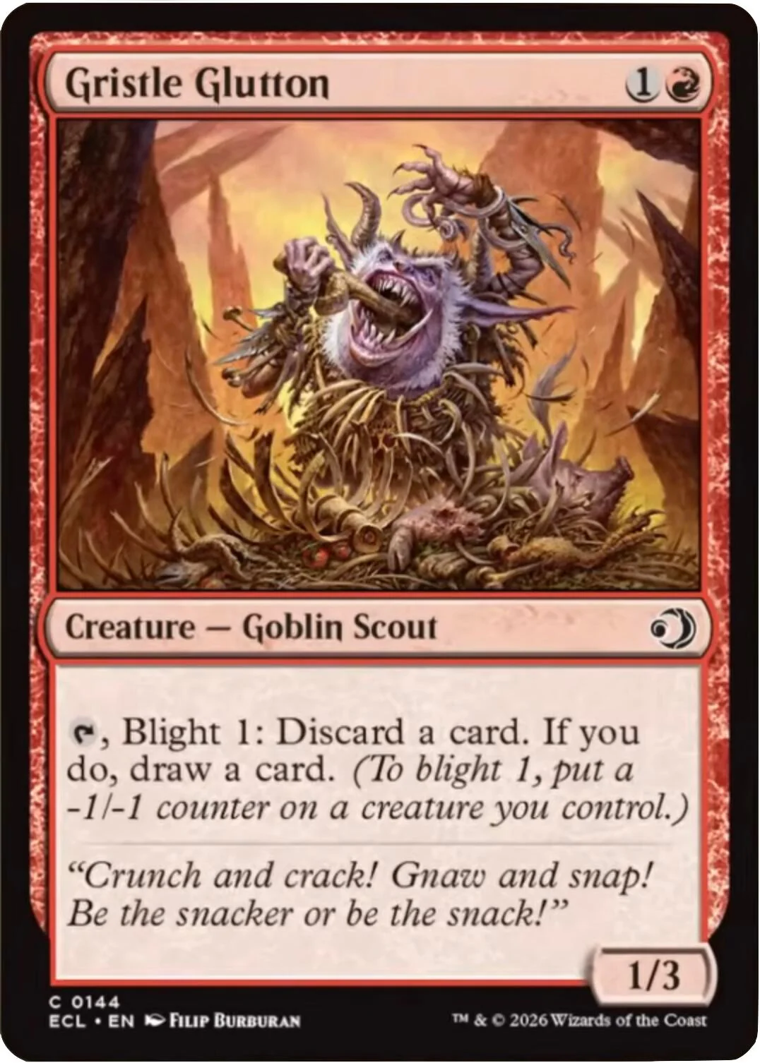 Gristle Glutton (144) (Lorwyn Eclipsed)