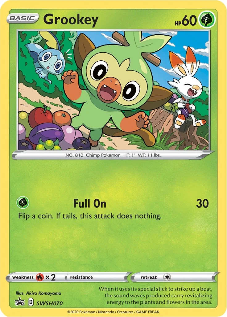 Grookey - SWSH070 (SWSH070) (SWSH: Sword & Shield Promo Cards)