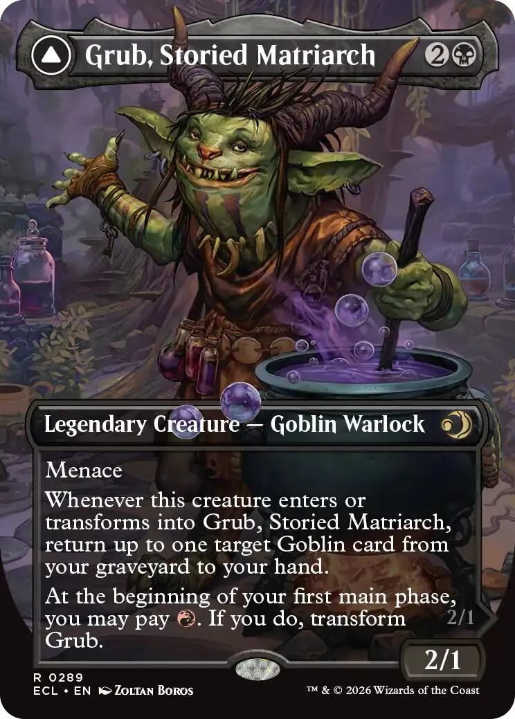 Grub, Storied Matriarch (Borderless) (289) (Lorwyn Eclipsed)
