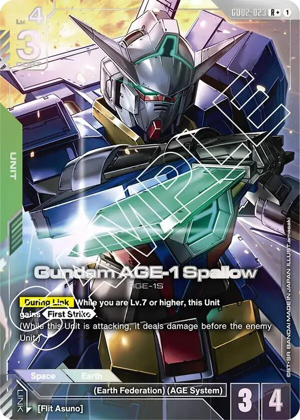 Gundam AGE-1 Spallow (R+) (GD02-023) (Dual Impact)