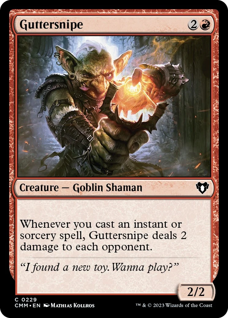 Guttersnipe (229) (Commander Masters)