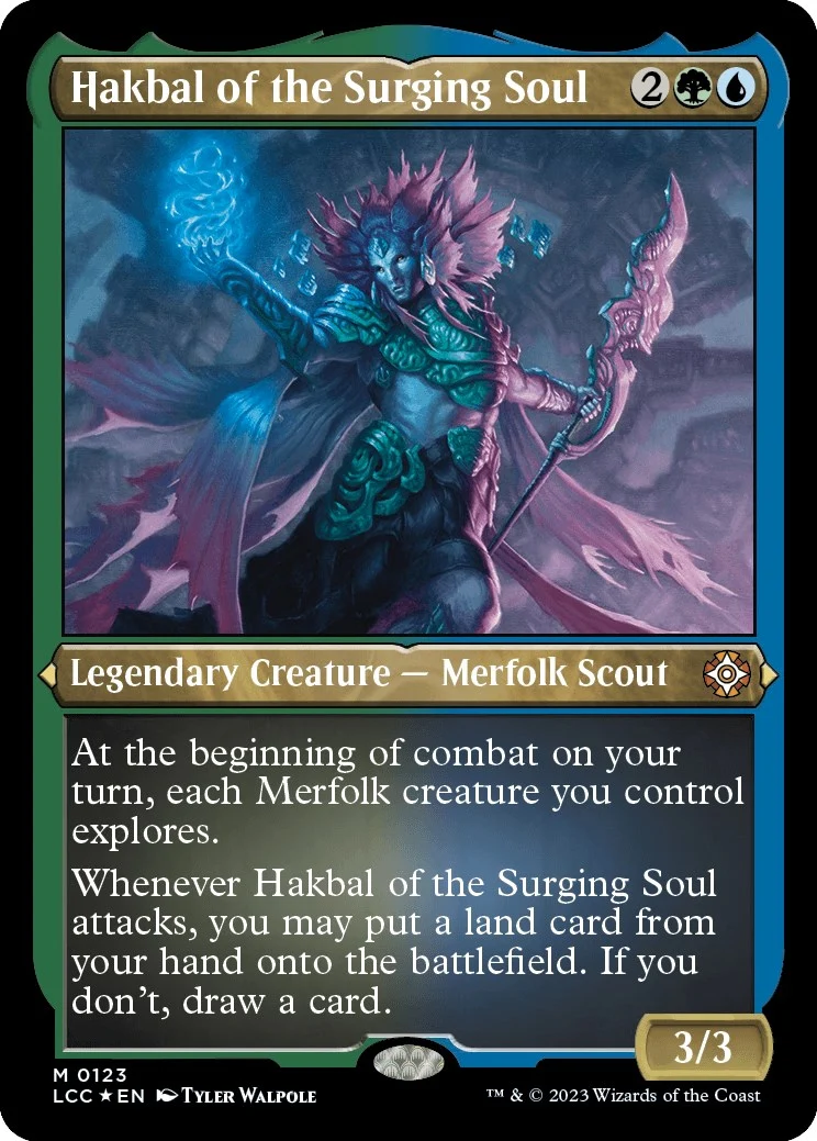 Hakbal of the Surging Soul (Display Commander) - Thick Stock (123)