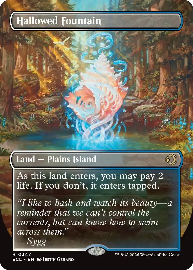 Hallowed Fountain (Borderless) (347) (Lorwyn Eclipsed)