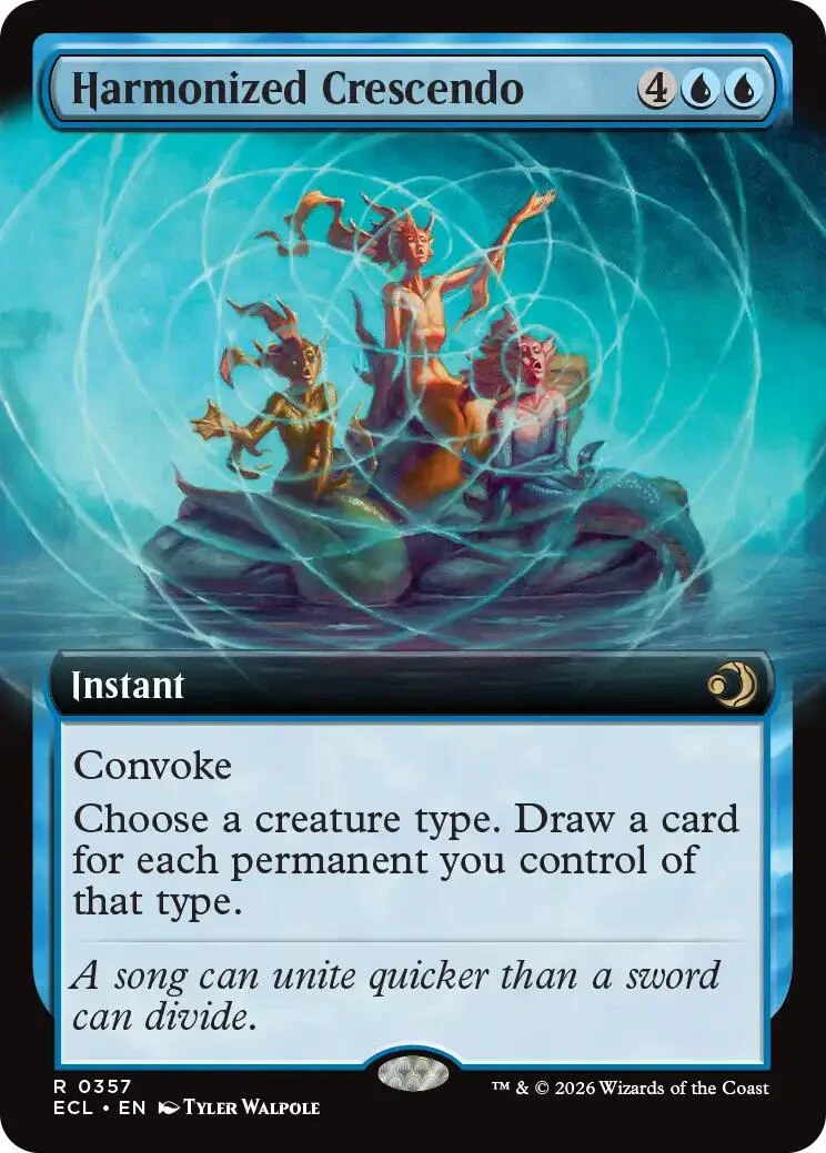 Harmonized Crescendo (Extended Art) (357) (Lorwyn Eclipsed)