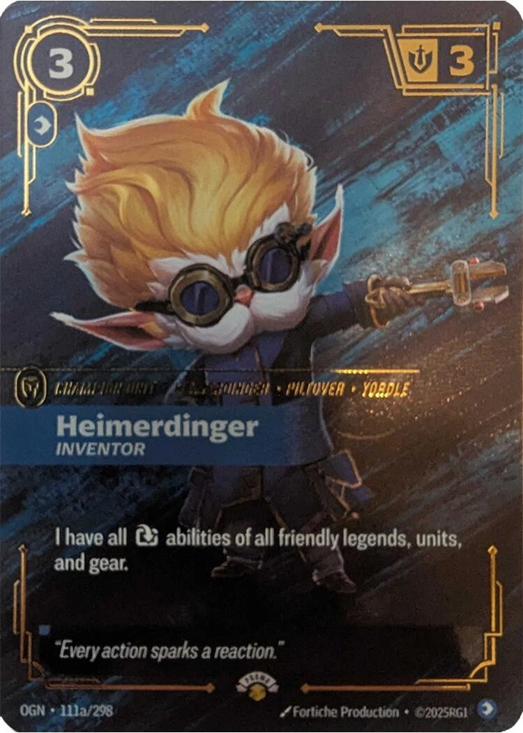 Heimerdinger - Inventor (111a/298) (Riftbound Promotional Cards)