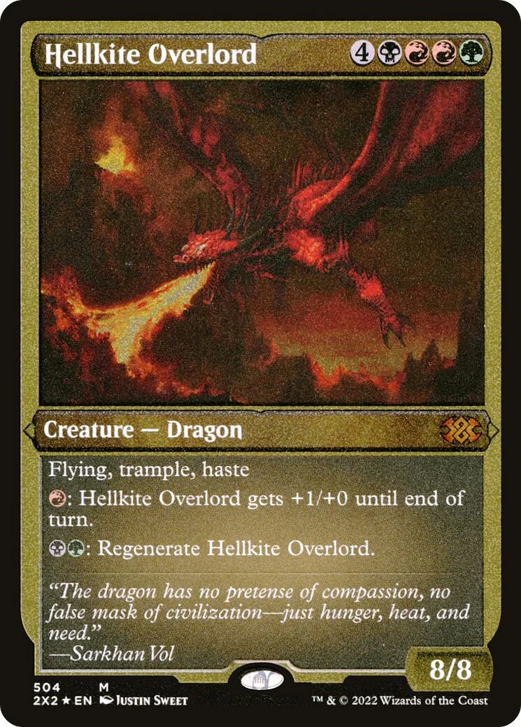 Hellkite Overlord (Foil Etched) (504)