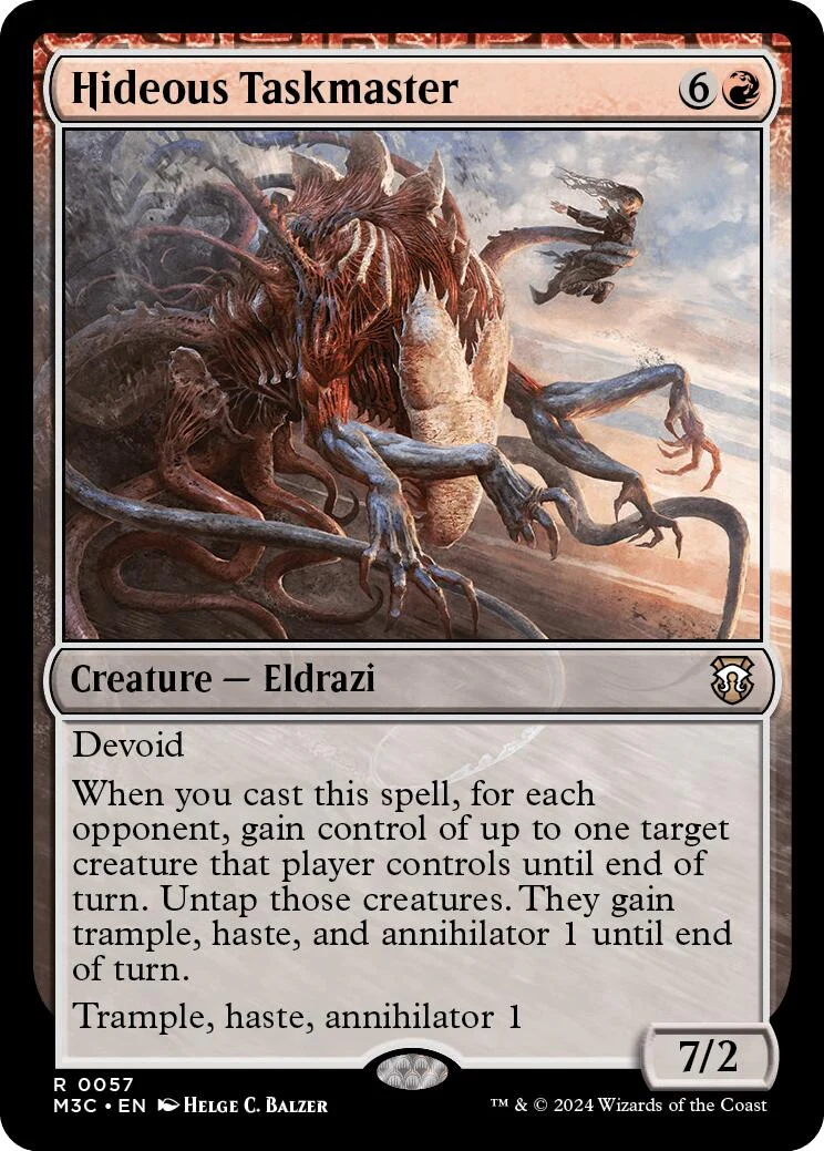 Hideous Taskmaster (Ripple Foil) (57) (Modern Horizons 3)