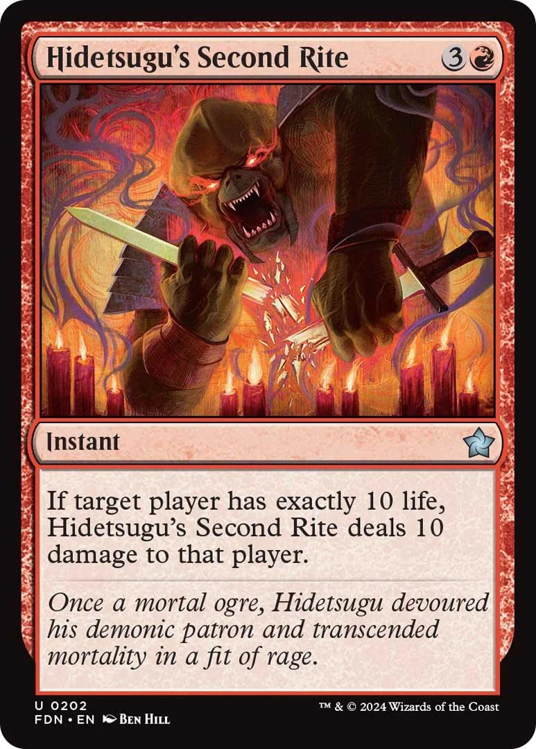 Hidetsugu's Second Rite (202) (Foundations)