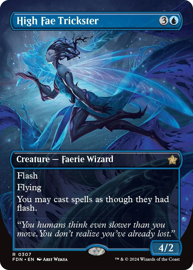 High Fae Trickster (Borderless) (307) (Foundations)