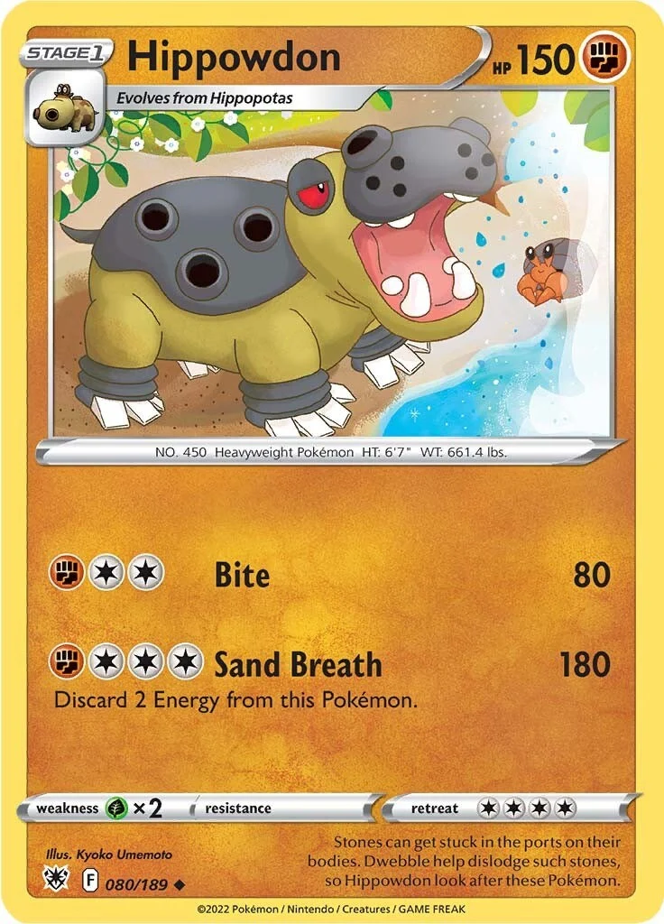 Hippowdon (080/189) (SWSH10: Astral Radiance)