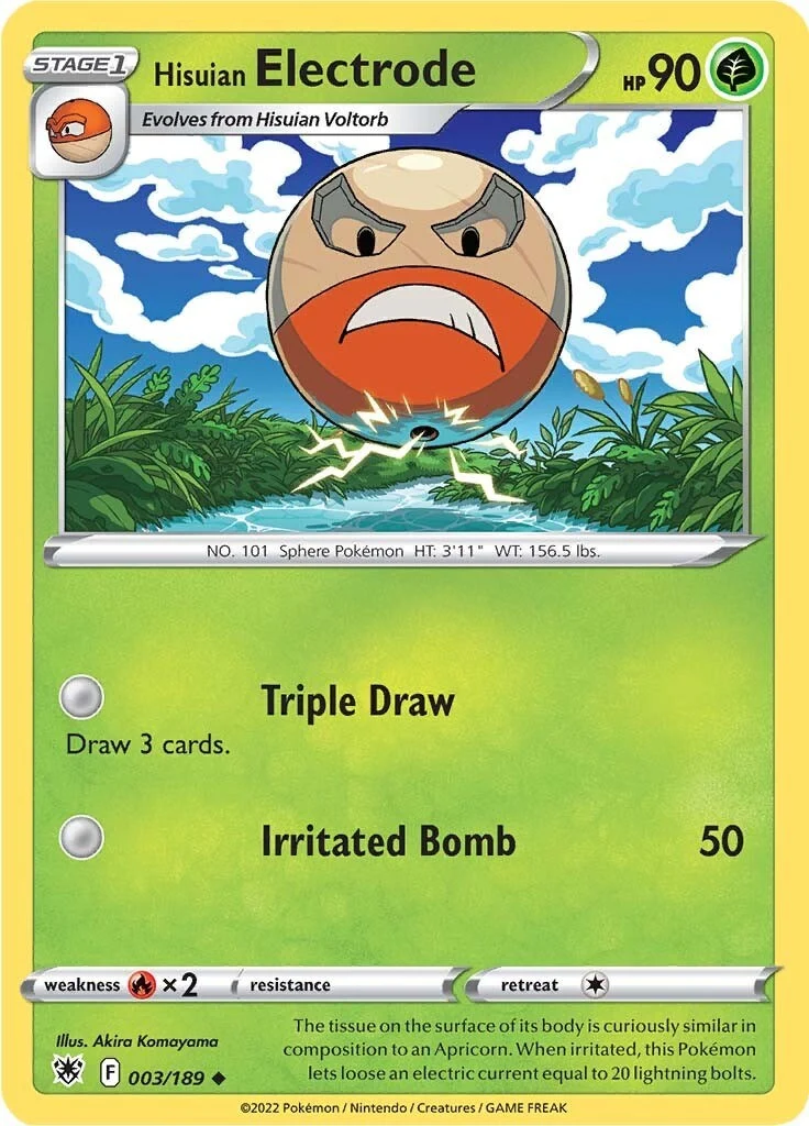 Hisuian Electrode (003/189) (SWSH10: Astral Radiance)