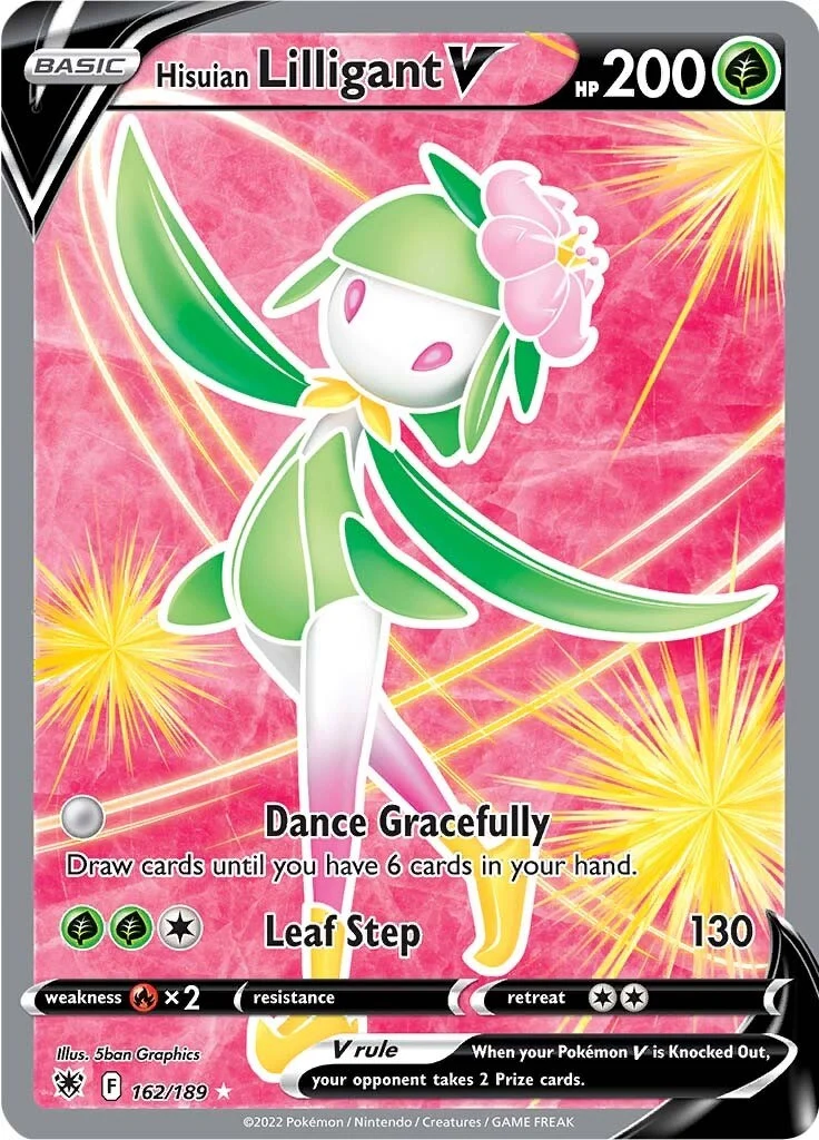 Hisuian Lilligant V (Full Art) (162/189) (SWSH10: Astral Radiance)