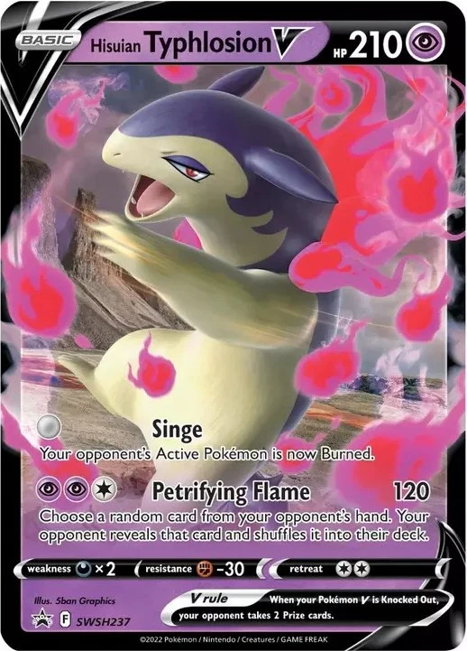 Hisuian Typhlosion V - SWSH237 (SWSH237) (SWSH: Sword & Shield Promo Cards)