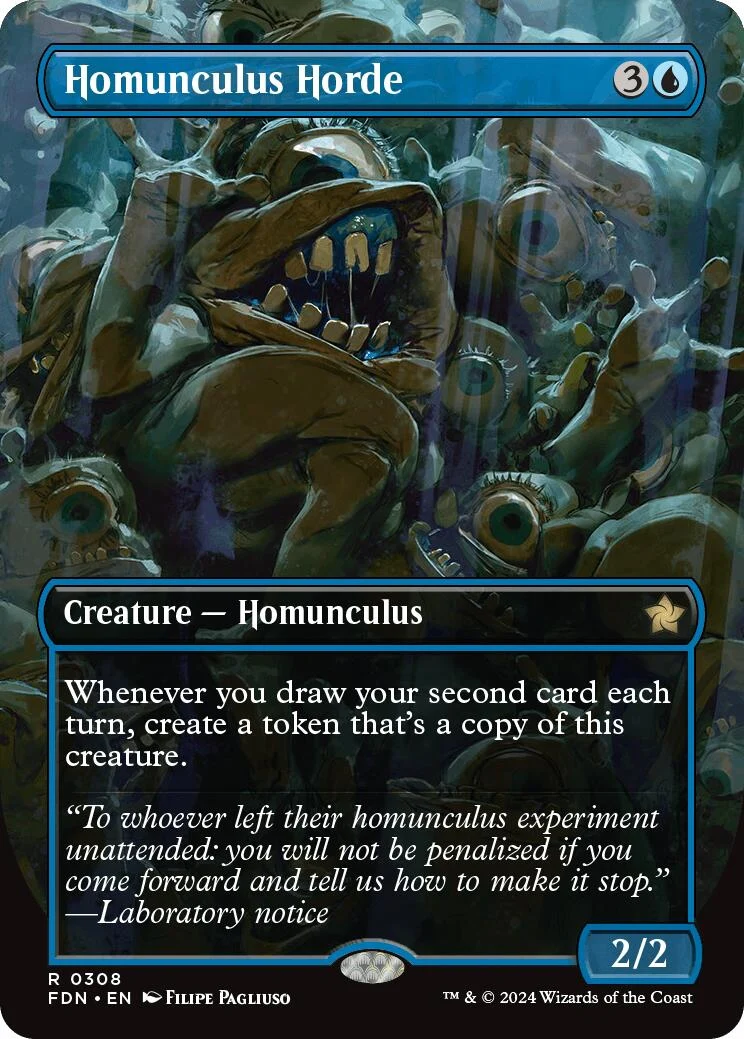 Homunculus Horde (Borderless) (308) (Foundations)