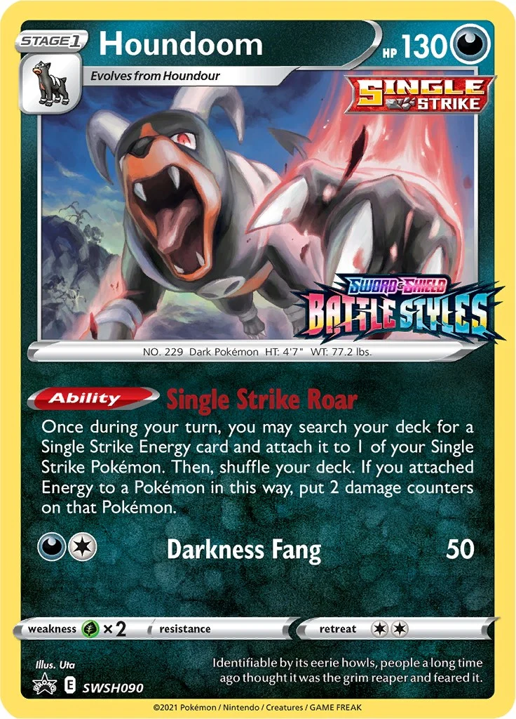 Houndoom - SWSH090 (Prerelease) (SWSH090) (SWSH: Sword & Shield Promo Cards)
