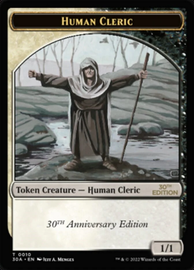 Human Cleric Token (10)