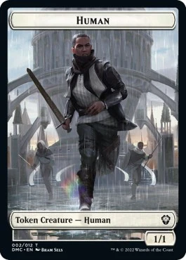 Human // Snake Double-Sided Token (2 // 11)