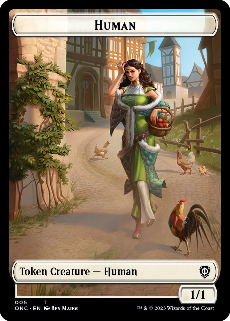 Human // Spirit Double-Sided Token (5 // 9)