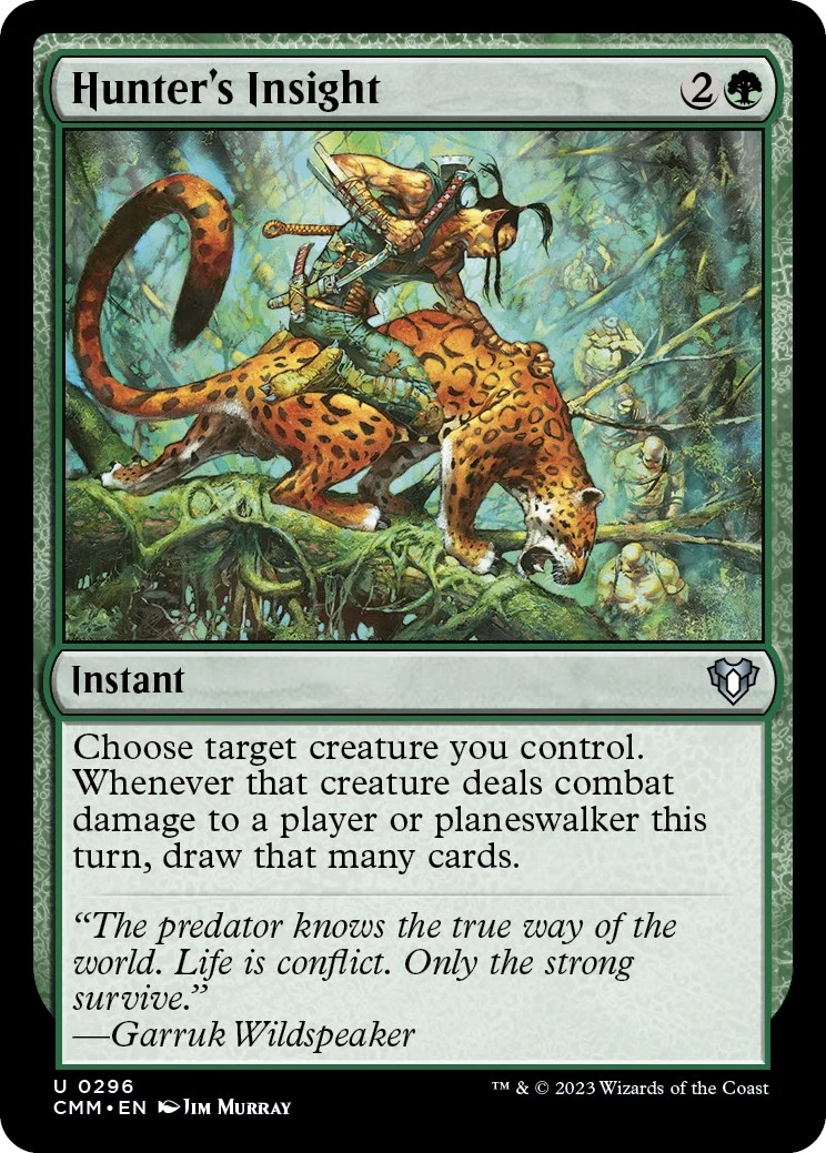 Hunter's Insight (296) (Commander Masters)