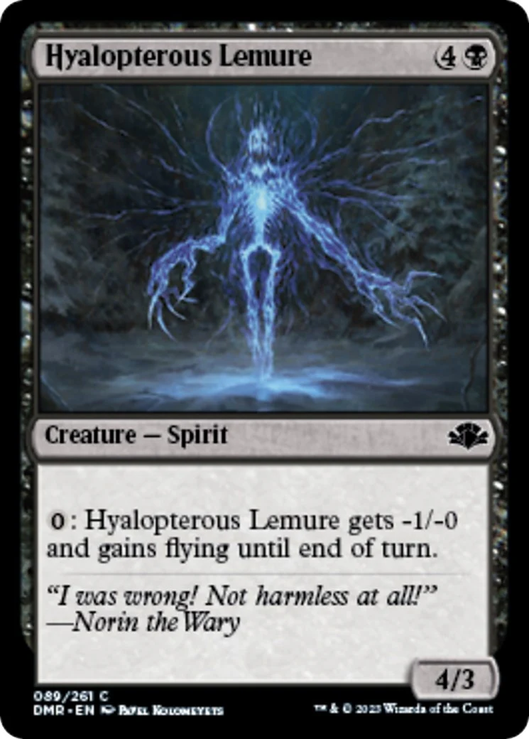 Hyalopterous Lemure (89)