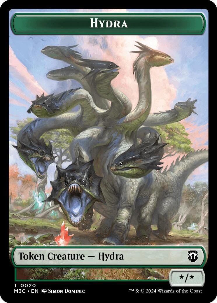 Hydra (Ripple Foil) // Boar Double-Sided Token (20 // 17)