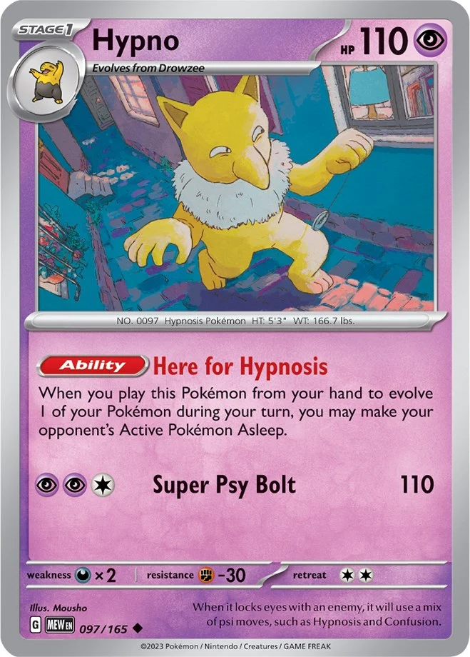 Hypno (097/165) (SV: Scarlet & Violet 151)