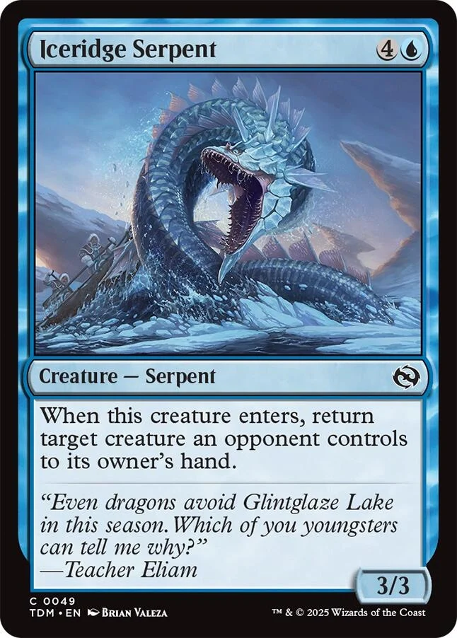 Iceridge Serpent (49) (Tarkir: Dragonstorm)