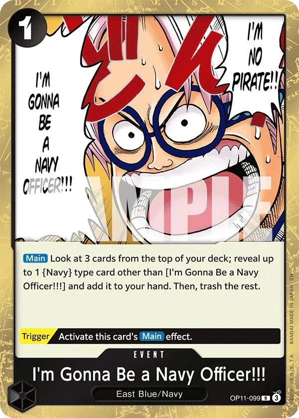 I'm Gonna Be a Navy Officer!!! (OP11-099) (A Fist of Divine Speed)