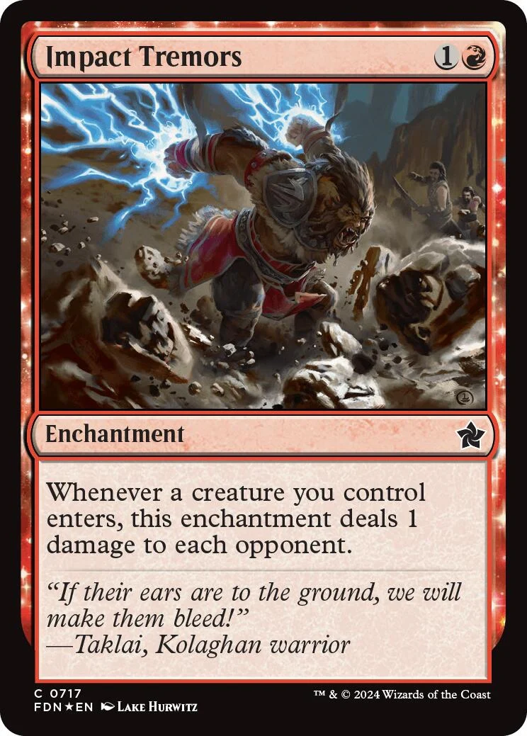 Impact Tremors (717) (Foundations)