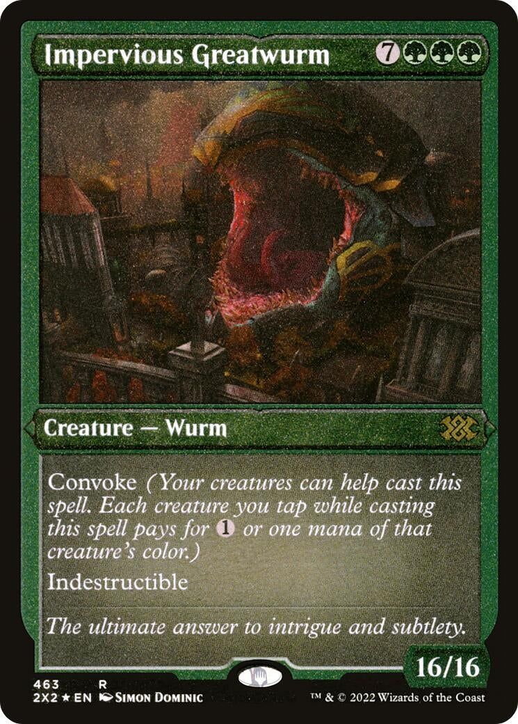 Impervious Greatwurm (Foil Etched) (463)