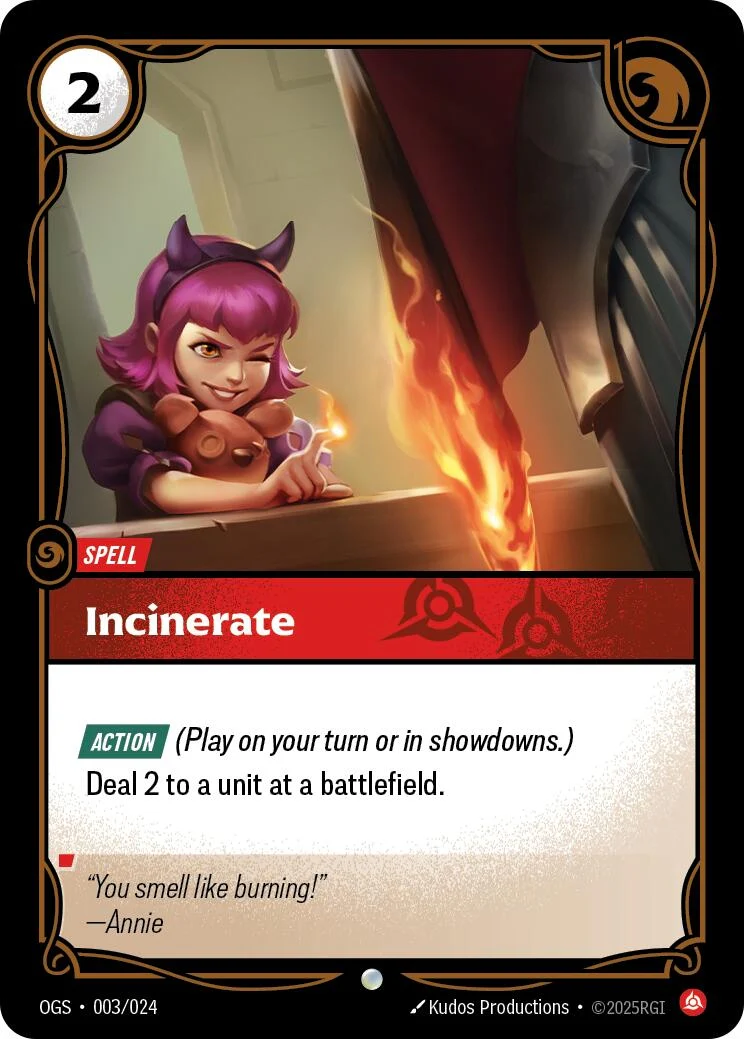Incinerate (003/024) (Origins: Proving Grounds)