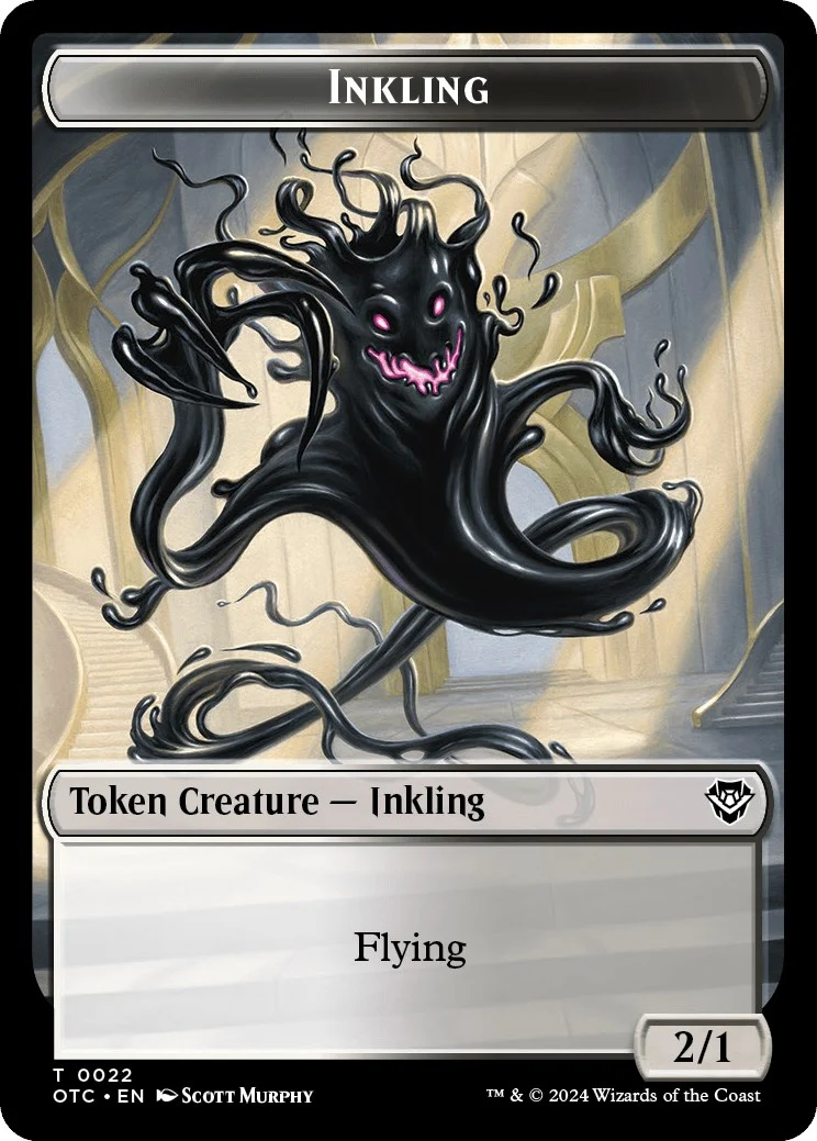 Inkling // Treasure Double-Sided Token (22 // 18)