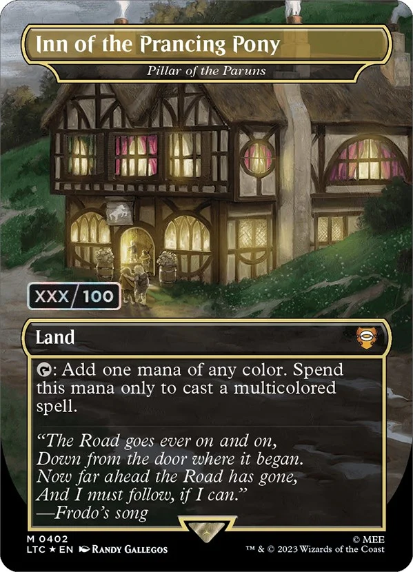 Inn of the Prancing Pony - Pillar of the Paruns (Serial Numbered) (402)