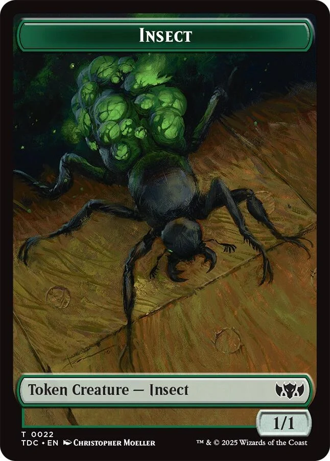 Insect (0022) // Plant Double-Sided Token (22 // 24)