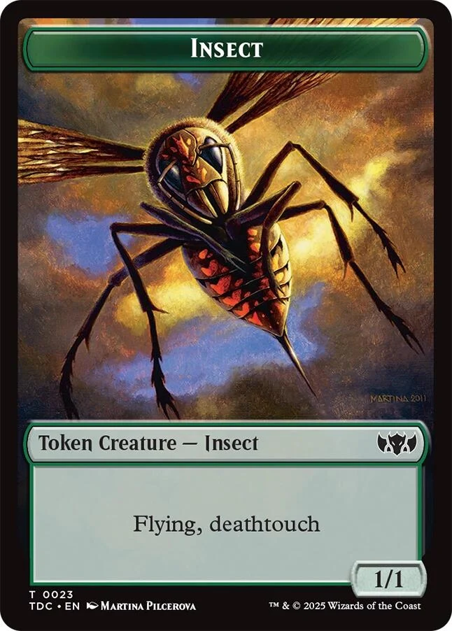 Insect (0023) // Wall Double-Sided Token (23 // 7)